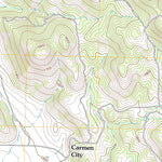 United States Geological Survey Salt Spring Valley, CA (2012, 24000-Scale) digital map