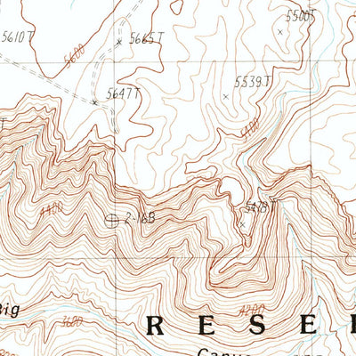 United States Geological Survey Salt Trail Canyon, AZ (1988, 24000-Scale) digital map