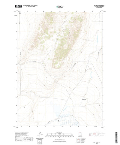 United States Geological Survey Salt Wells, UT (2020, 24000-Scale) digital map