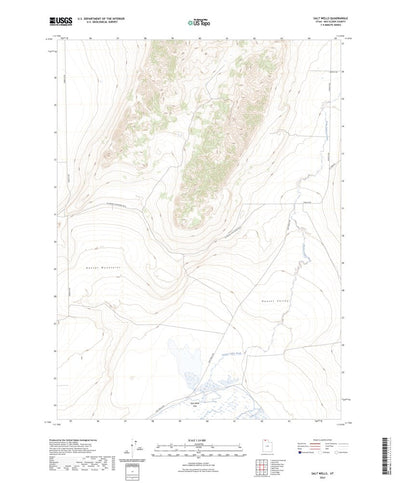 United States Geological Survey Salt Wells, UT (2023, 24000-Scale) digital map