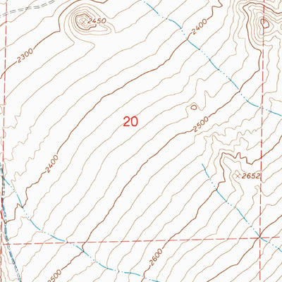 United States Geological Survey Saltdale SE, CA (1967, 24000-Scale) digital map