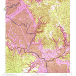 United States Geological Survey Salter Creek, LA-TX (1954, 24000-Scale) digital map