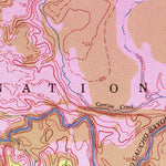 United States Geological Survey Salter Creek, LA-TX (1954, 24000-Scale) digital map