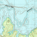 United States Geological Survey Salter Creek, LA-TX (1985, 24000-Scale) digital map