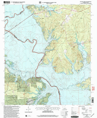 United States Geological Survey Salter Creek, LA-TX (2003, 24000-Scale) digital map