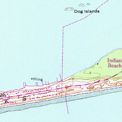 United States Geological Survey Salter Path, NC (1949, 24000-Scale) digital map