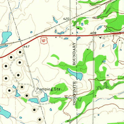 United States Geological Survey Saltillo, TX (1964, 24000-Scale) digital map