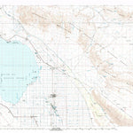 United States Geological Survey Salton Sea, CA (1985, 100000-Scale) digital map