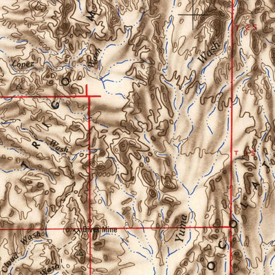 United States Geological Survey Salton Sea, CA-AZ (1954, 250000-Scale) digital map
