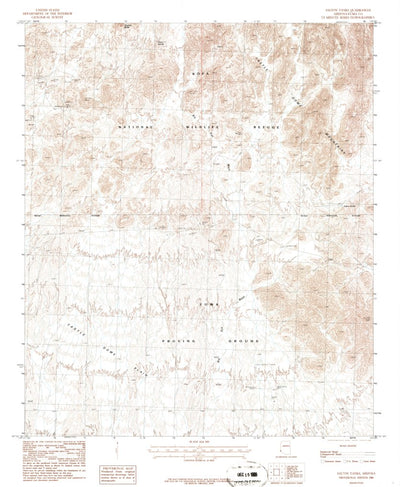United States Geological Survey Salton Tanks, AZ (1986, 24000-Scale) digital map