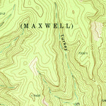 United States Geological Survey Saltpeter Mountain, NM (1971, 24000-Scale) digital map