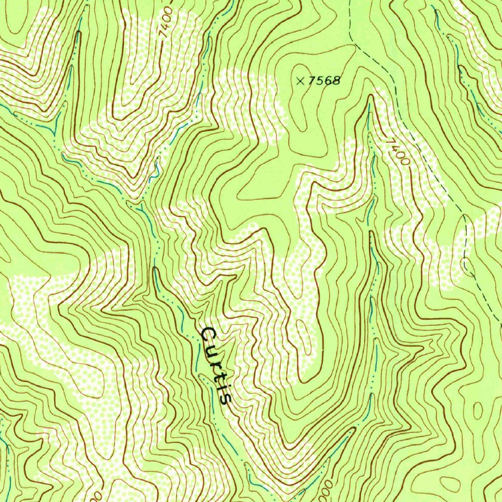 Saltpeter Mountain, NM (1971, 24000-Scale) Map by United States ...