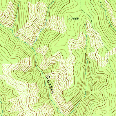 United States Geological Survey Saltpeter Mountain, NM (1971, 24000-Scale) digital map