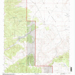 United States Geological Survey Salvation Peak, NM (1999, 24000-Scale) digital map