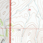 United States Geological Survey Salvation Peak, NM (1999, 24000-Scale) digital map