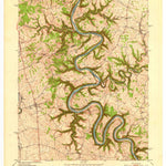 United States Geological Survey Salvisa, KY (1952, 24000-Scale) digital map