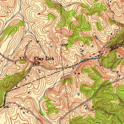 United States Geological Survey Salvisa, KY (1952, 24000-Scale) digital map