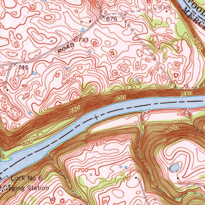 United States Geological Survey Salvisa, KY (1967, 24000-Scale) digital map