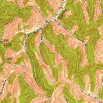 United States Geological Survey Salyersville North, KY (1951, 24000-Scale) digital map