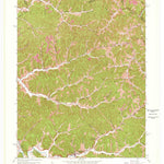 United States Geological Survey Salyersville North, KY (1962, 24000-Scale) digital map
