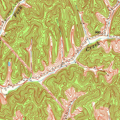 United States Geological Survey Salyersville North, KY (1962, 24000-Scale) digital map