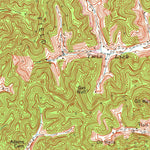 United States Geological Survey Salyersville North, KY (1962, 24000-Scale) digital map
