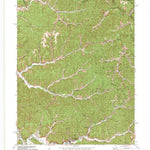 United States Geological Survey Salyersville North, KY (1992, 24000-Scale) digital map