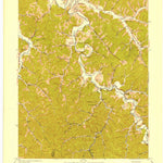 United States Geological Survey Salyersville South, KY (1951, 24000-Scale) digital map