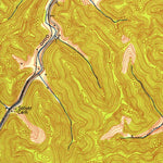 United States Geological Survey Salyersville South, KY (1951, 24000-Scale) digital map