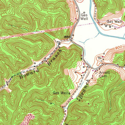 United States Geological Survey Salyersville South, KY (1962, 24000-Scale) digital map