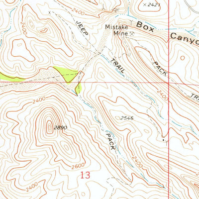 United States Geological Survey Sam Powell Peak, AZ (1969, 24000-Scale) digital map