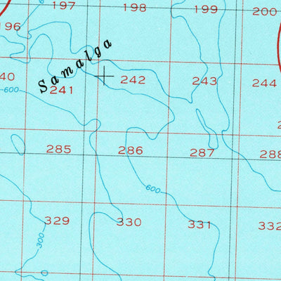 United States Geological Survey Samalga Island, AK (1951, 250000-Scale) digital map
