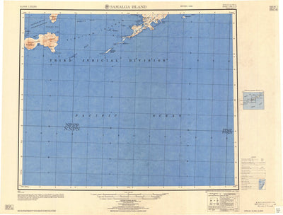 United States Geological Survey Samalga Island, AK (1958, 250000-Scale) digital map