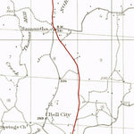United States Geological Survey Samantha, AL (V4, 1945) digital map