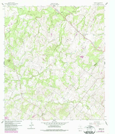 United States Geological Survey Sample, TX (1961, 24000-Scale) digital map