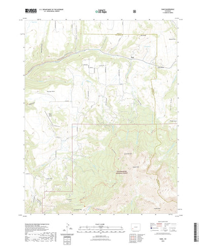 United States Geological Survey Sams, CO (2022, 24000-Scale) digital map