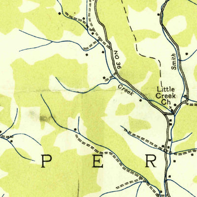 United States Geological Survey Sams Gap, NC-TN (1936, 24000-Scale) digital map