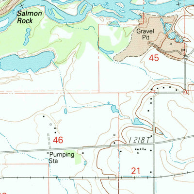 United States Geological Survey Sams Valley, OR (1983, 24000-Scale) digital map
