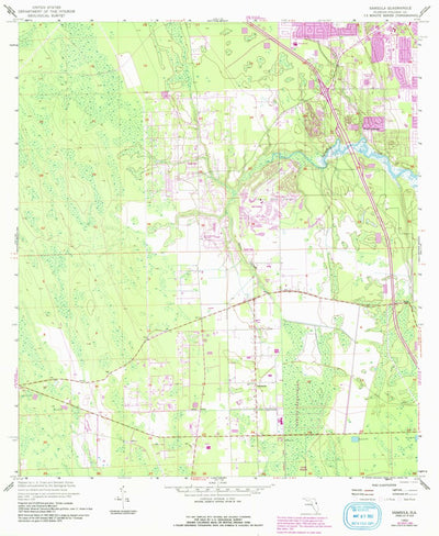 United States Geological Survey Samsula, FL (1952, 24000-Scale) digital map