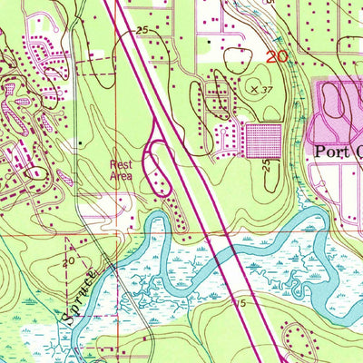 United States Geological Survey Samsula, FL (1952, 24000-Scale) digital map