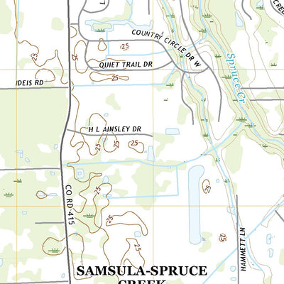 United States Geological Survey Samsula, FL (2021, 24000-Scale) digital map