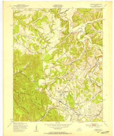 United States Geological Survey Samuels, KY (1949, 24000-Scale) digital map