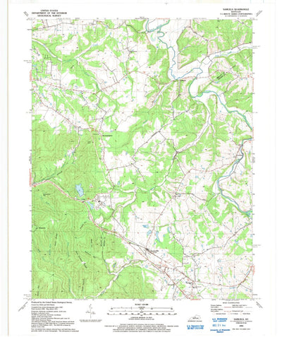 United States Geological Survey Samuels, KY (1991, 24000-Scale) digital map