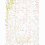 United States Geological Survey Samuelson Ranch, MT (1966, 24000-Scale) digital map