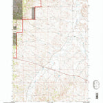 United States Geological Survey Samuelson Ranch, MT (1995, 24000-Scale) digital map