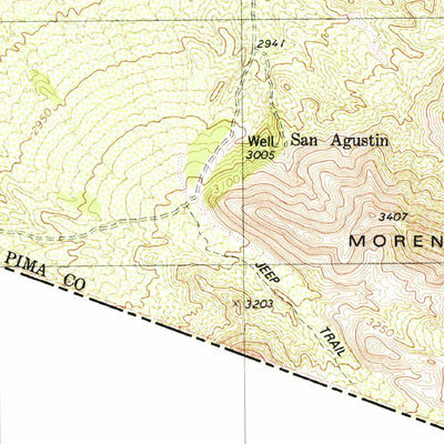 United States Geological Survey San Agustin, AZ (1979, 24000-Scale) digital map