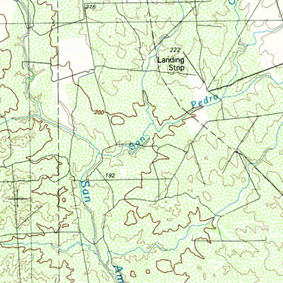 United States Geological Survey San Ambrosia Creek, TX (1993, 100000-Scale) digital map