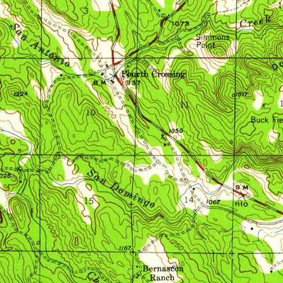United States Geological Survey San Andreas, CA (1945, 62500-Scale) digital map