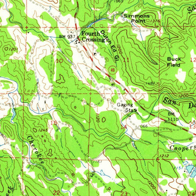 United States Geological Survey San Andreas, CA (1962, 62500-Scale) digital map