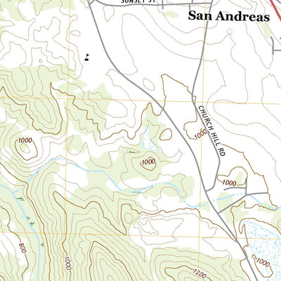 United States Geological Survey San Andreas, CA (2021, 24000-Scale) digital map